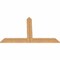 Ekena Millwork Portland Timber Gable Bracket, Western Red Cedar, 60"W x 38"H x 1 1/2"D x 5 1/2"F, 15/12 Pitch GBW060X38X0206POR00SWR - alternate 4